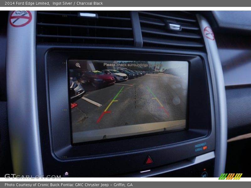 Ingot Silver / Charcoal Black 2014 Ford Edge Limited