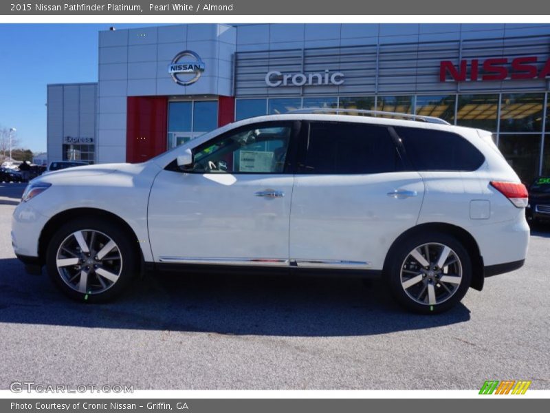 Pearl White / Almond 2015 Nissan Pathfinder Platinum
