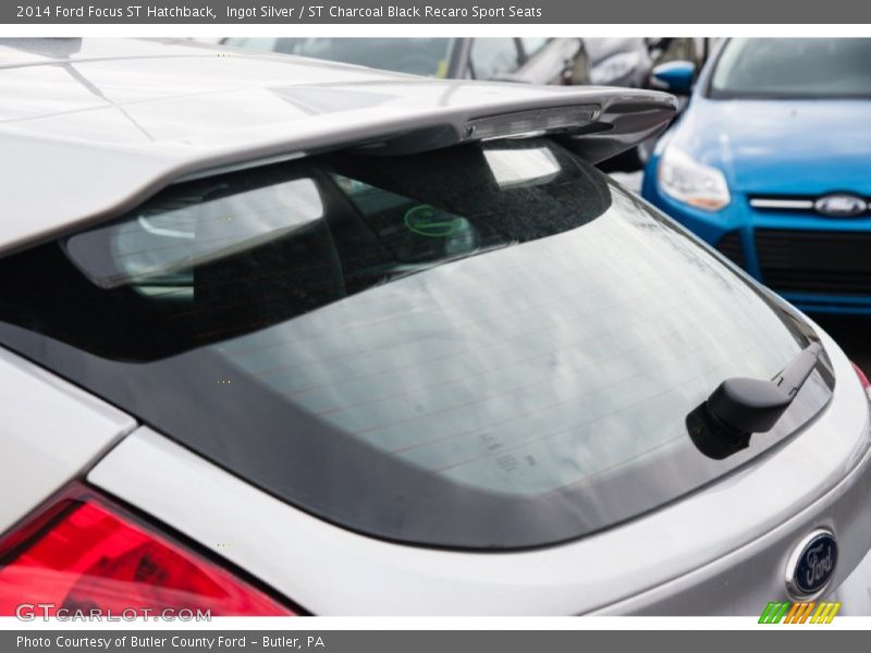 Ingot Silver / ST Charcoal Black Recaro Sport Seats 2014 Ford Focus ST Hatchback