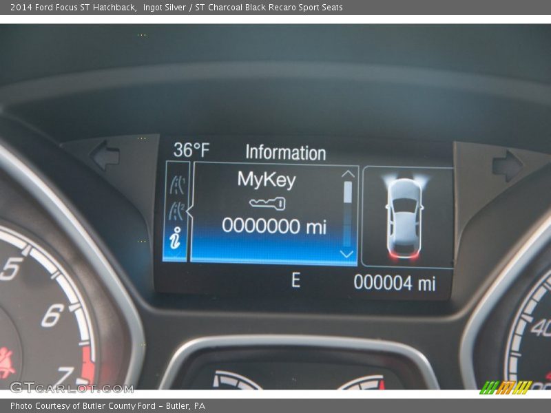 Ingot Silver / ST Charcoal Black Recaro Sport Seats 2014 Ford Focus ST Hatchback