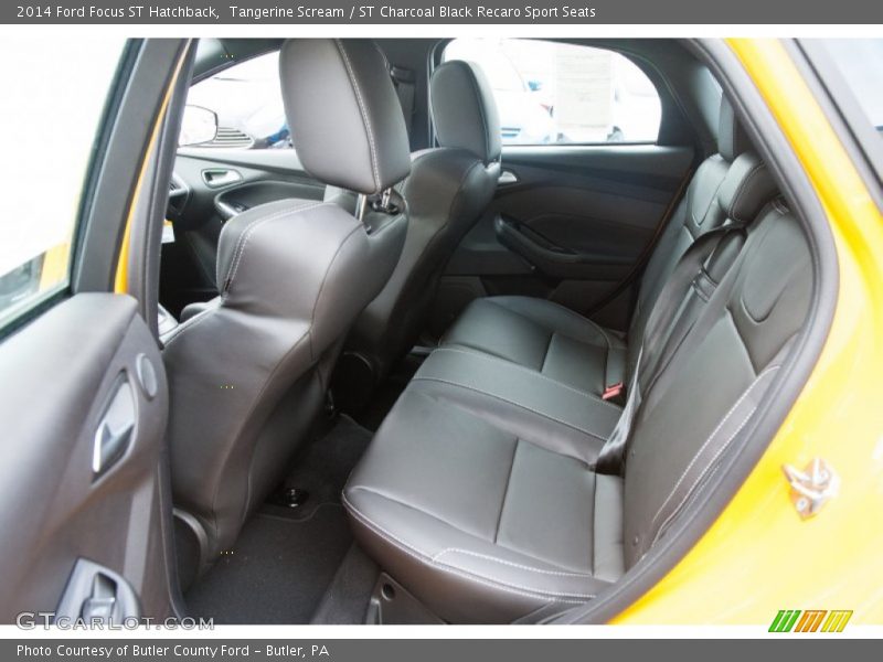 Rear Seat of 2014 Focus ST Hatchback