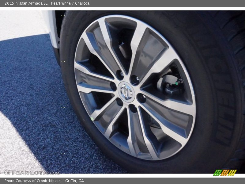 Pearl White / Charcoal 2015 Nissan Armada SL