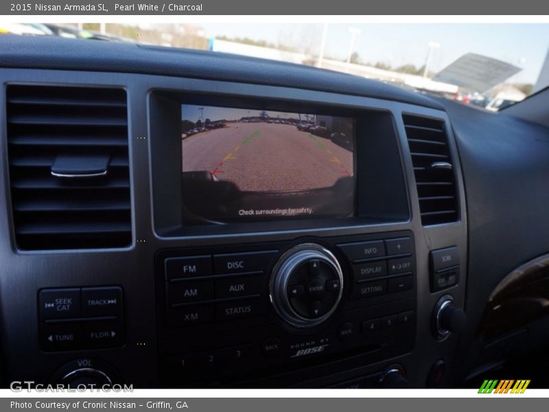 Pearl White / Charcoal 2015 Nissan Armada SL