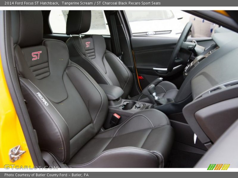 Front Seat of 2014 Focus ST Hatchback