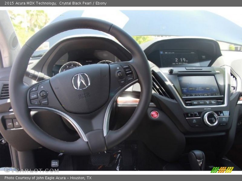 Crystal Black Pearl / Ebony 2015 Acura MDX Technology
