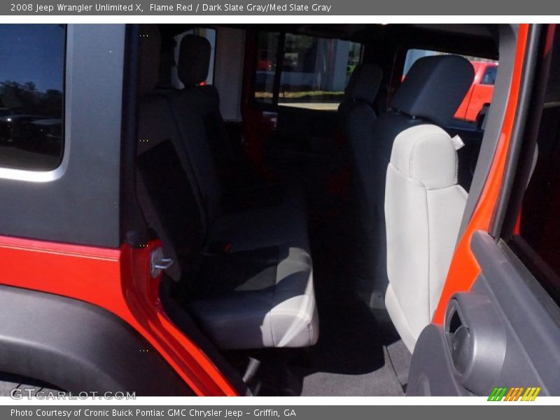 Flame Red / Dark Slate Gray/Med Slate Gray 2008 Jeep Wrangler Unlimited X