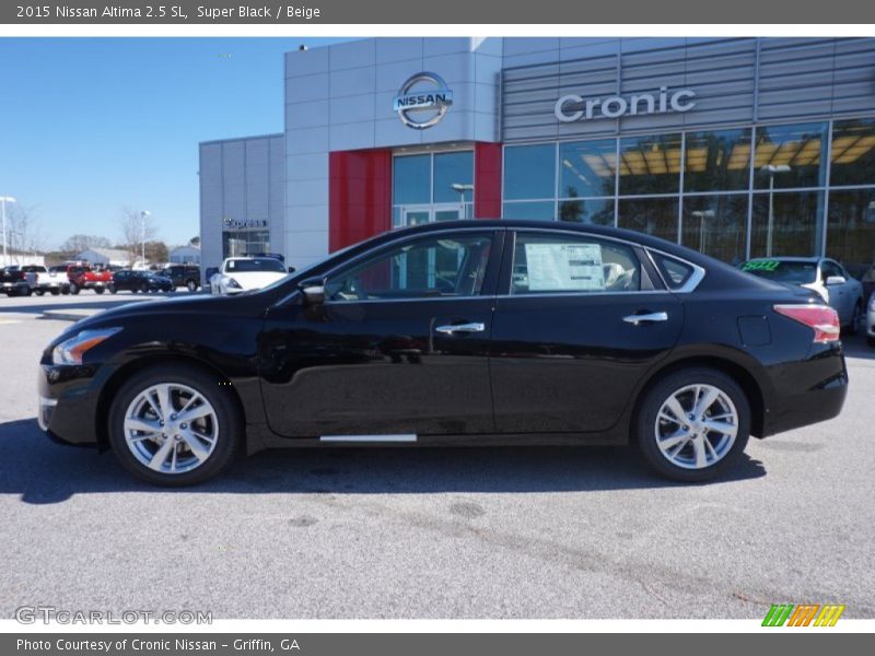 Super Black / Beige 2015 Nissan Altima 2.5 SL
