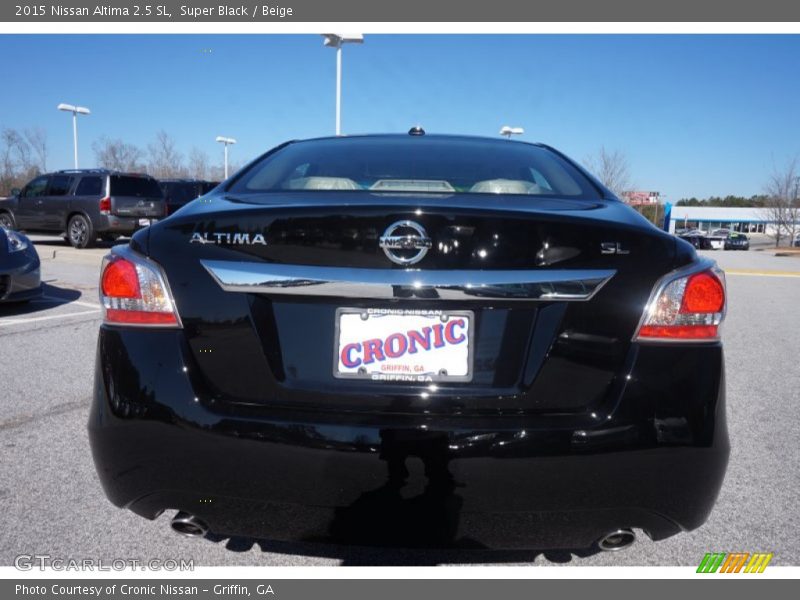 Super Black / Beige 2015 Nissan Altima 2.5 SL