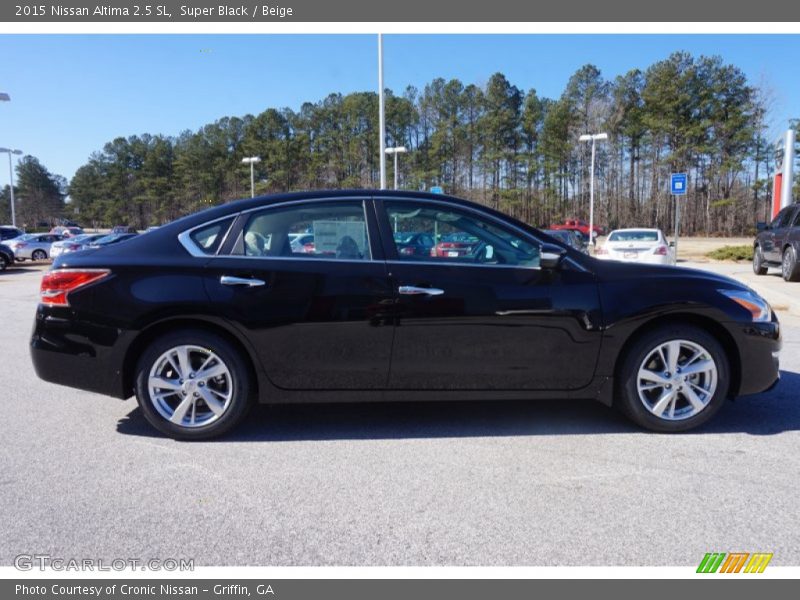 Super Black / Beige 2015 Nissan Altima 2.5 SL