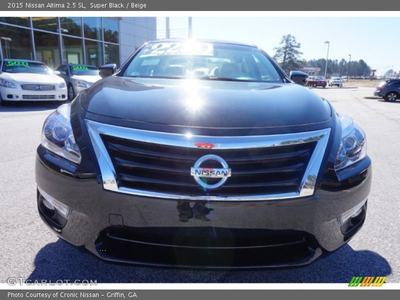 Super Black / Beige 2015 Nissan Altima 2.5 SL