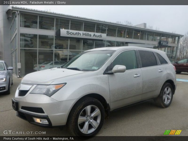 Palladium Metallic / Ebony 2011 Acura MDX