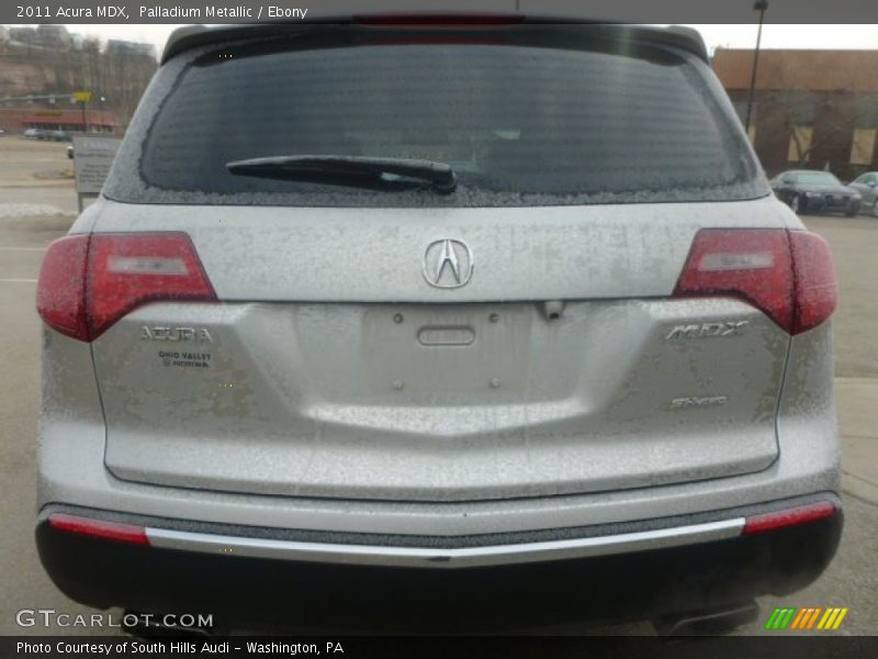 Palladium Metallic / Ebony 2011 Acura MDX