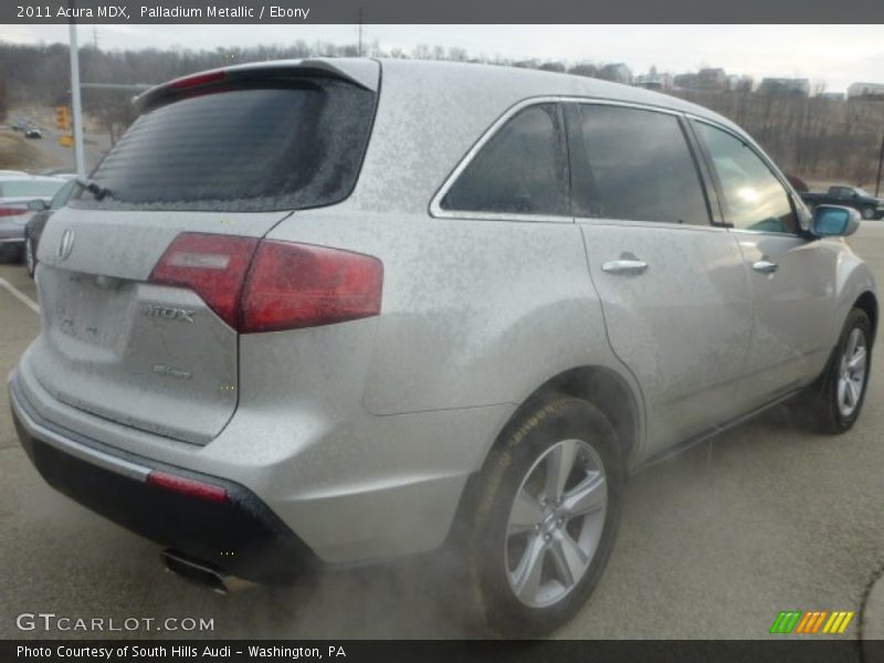 Palladium Metallic / Ebony 2011 Acura MDX