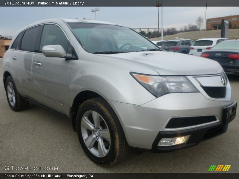 Palladium Metallic / Ebony 2011 Acura MDX