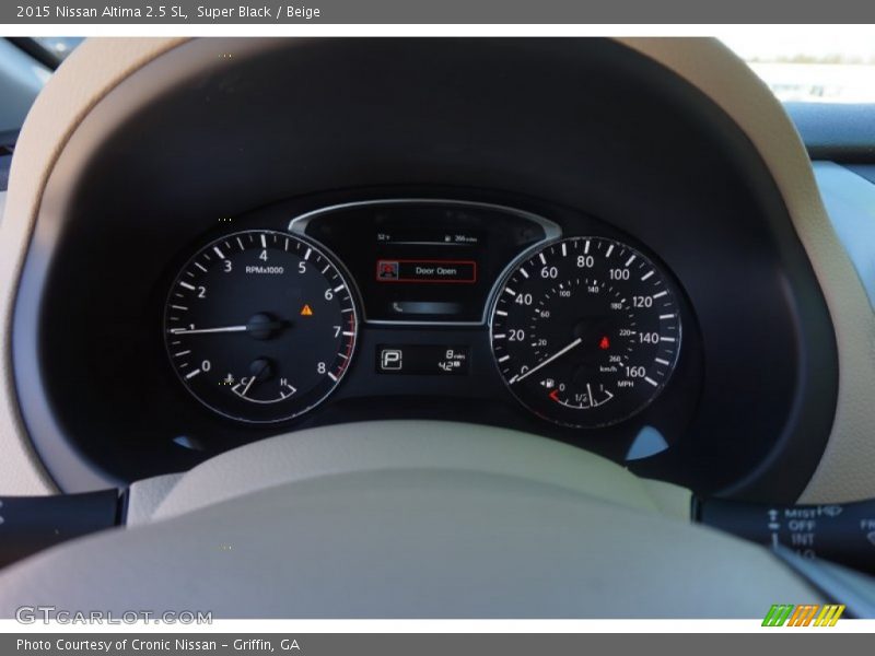 Super Black / Beige 2015 Nissan Altima 2.5 SL