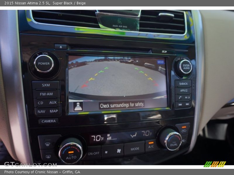 Super Black / Beige 2015 Nissan Altima 2.5 SL