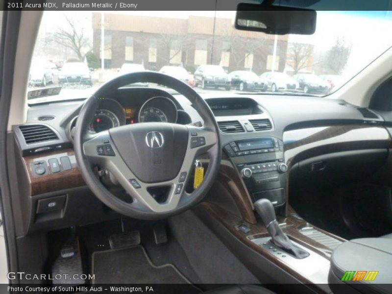 Palladium Metallic / Ebony 2011 Acura MDX