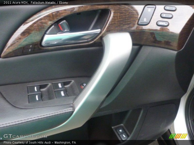 Palladium Metallic / Ebony 2011 Acura MDX
