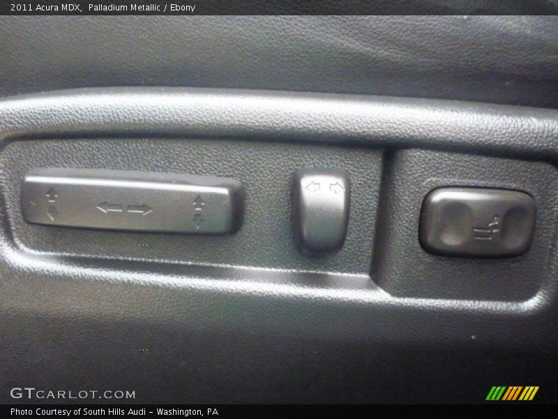 Palladium Metallic / Ebony 2011 Acura MDX