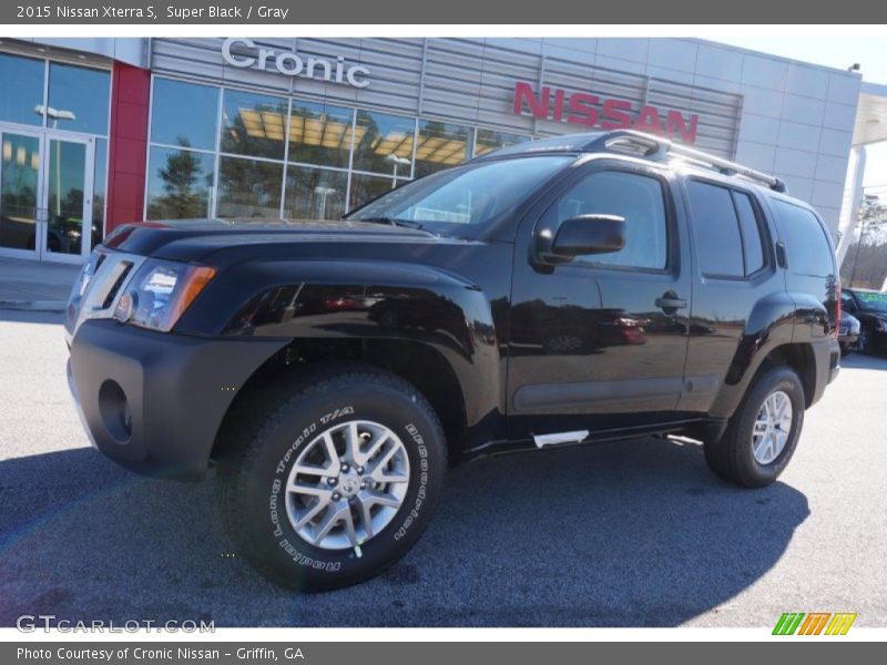 Super Black / Gray 2015 Nissan Xterra S