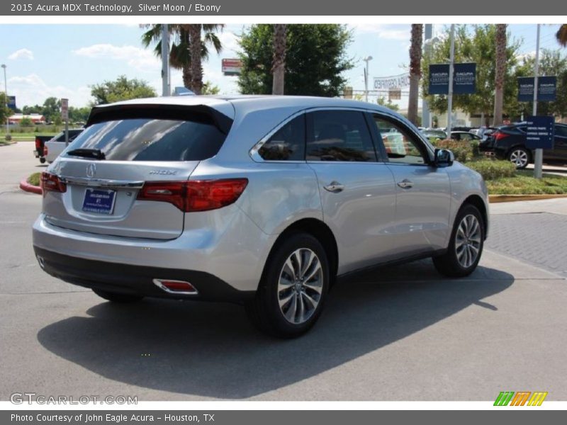 Silver Moon / Ebony 2015 Acura MDX Technology