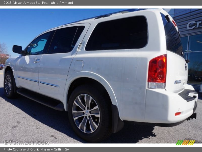 Pearl White / Almond 2015 Nissan Armada SL