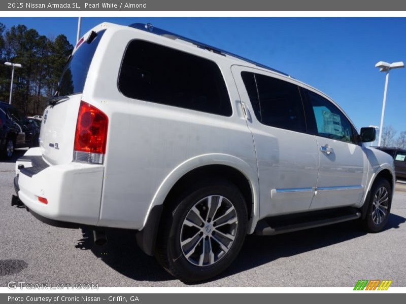 Pearl White / Almond 2015 Nissan Armada SL