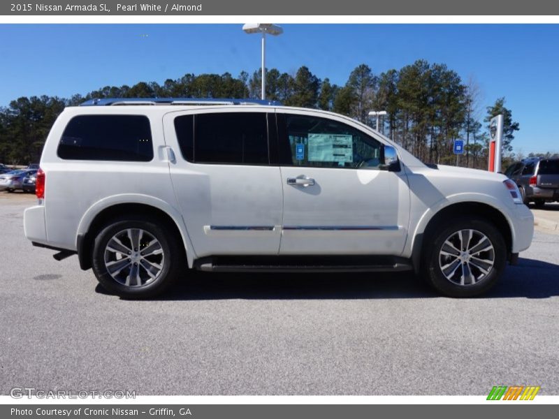 Pearl White / Almond 2015 Nissan Armada SL