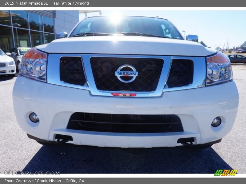 Pearl White / Almond 2015 Nissan Armada SL