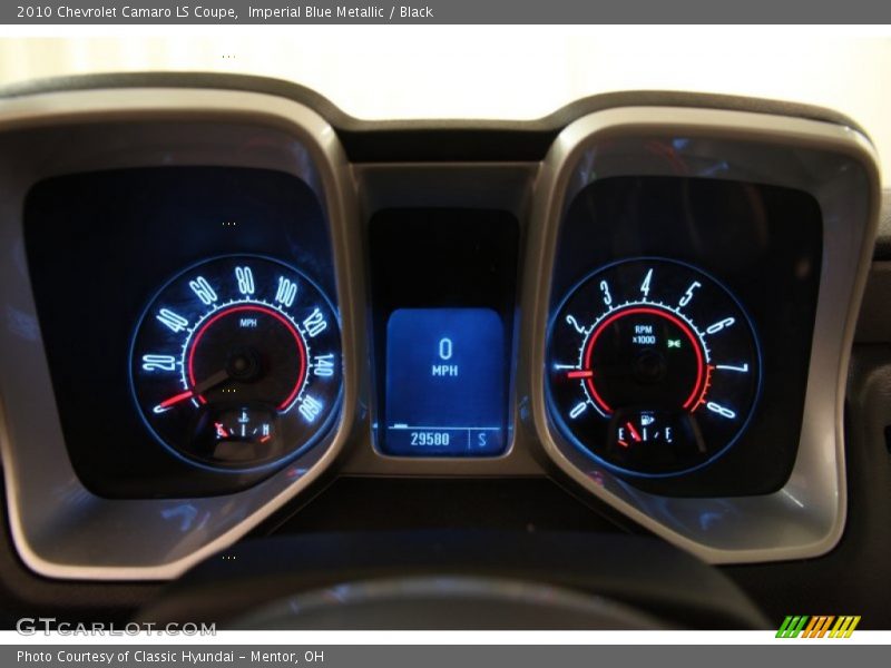 Imperial Blue Metallic / Black 2010 Chevrolet Camaro LS Coupe