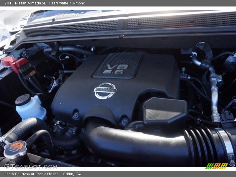 Pearl White / Almond 2015 Nissan Armada SL