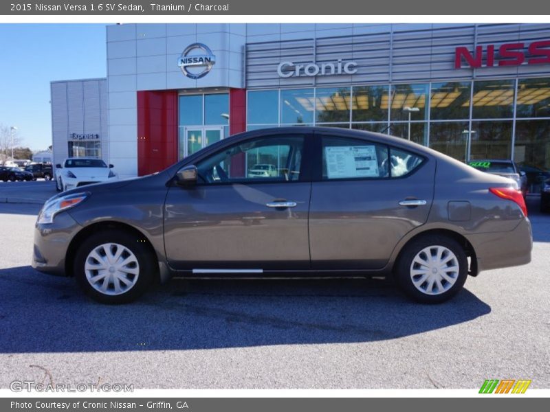 Titanium / Charcoal 2015 Nissan Versa 1.6 SV Sedan