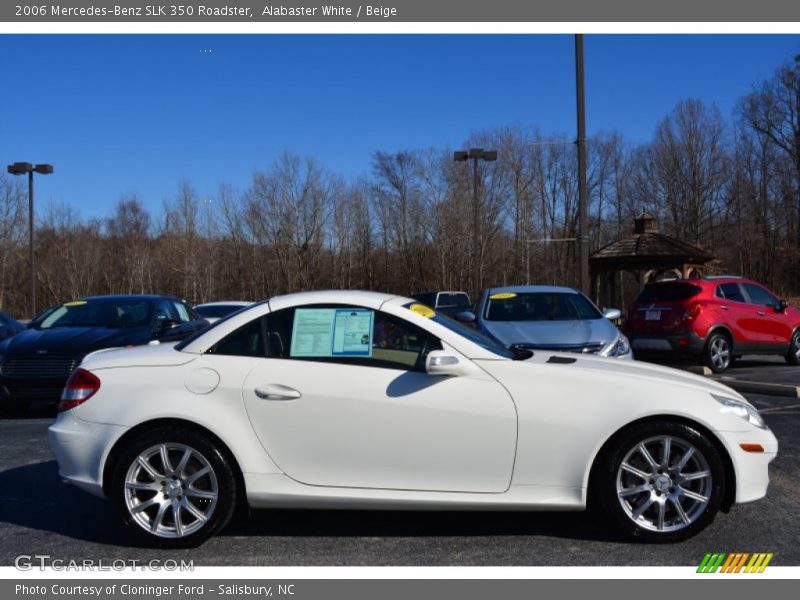 Alabaster White / Beige 2006 Mercedes-Benz SLK 350 Roadster