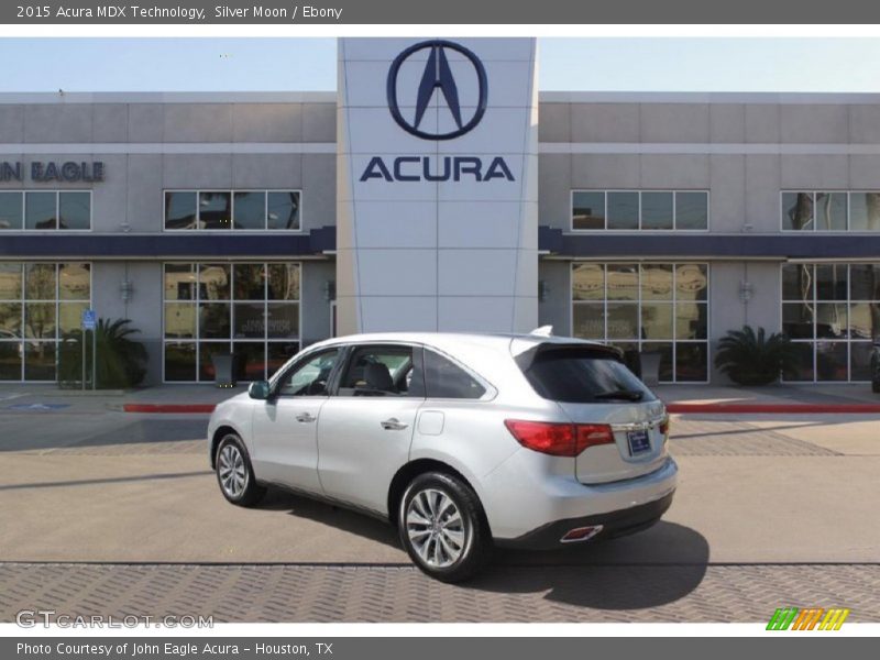 Silver Moon / Ebony 2015 Acura MDX Technology