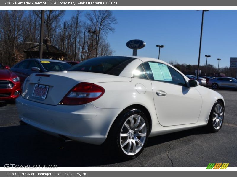 Alabaster White / Beige 2006 Mercedes-Benz SLK 350 Roadster