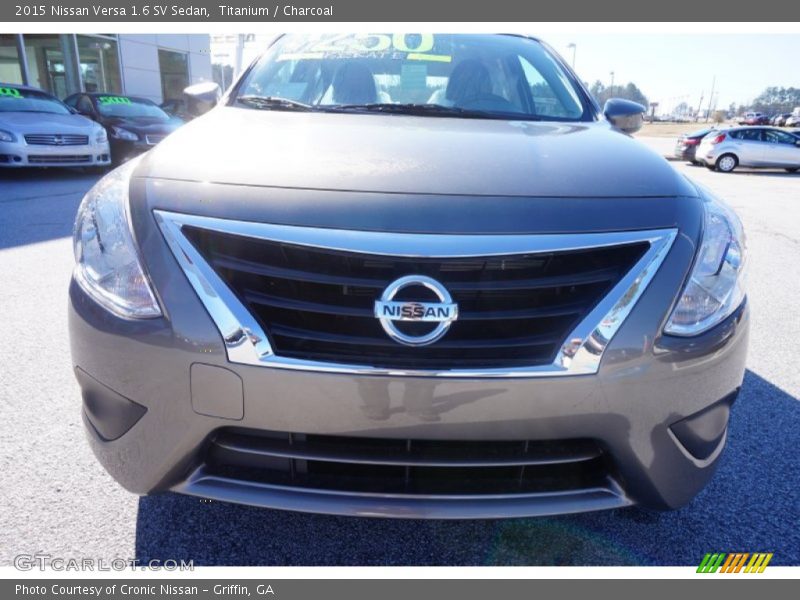 Titanium / Charcoal 2015 Nissan Versa 1.6 SV Sedan