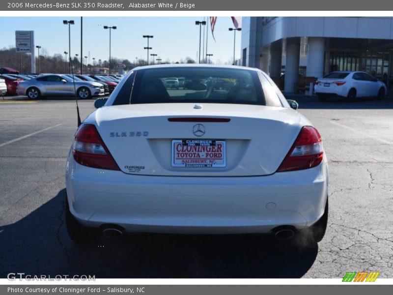 Alabaster White / Beige 2006 Mercedes-Benz SLK 350 Roadster