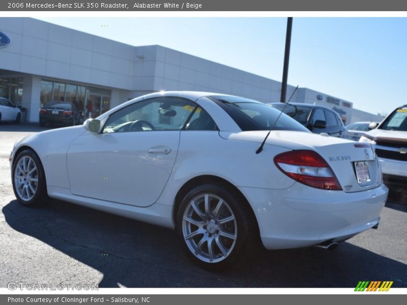Alabaster White / Beige 2006 Mercedes-Benz SLK 350 Roadster