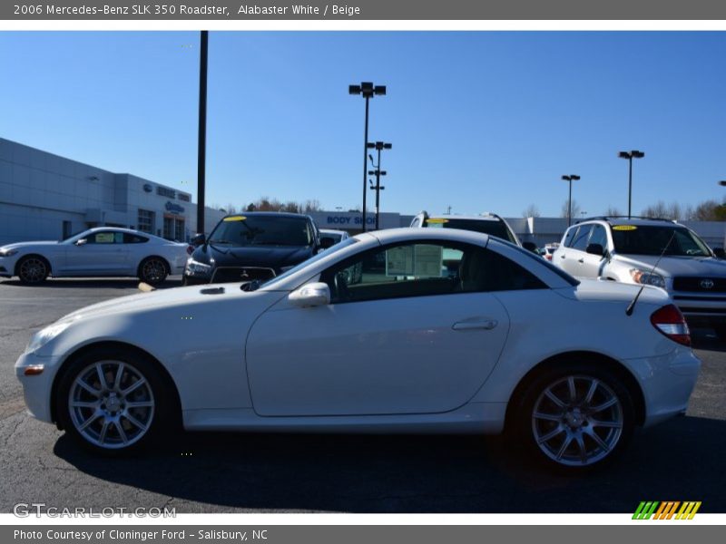 Alabaster White / Beige 2006 Mercedes-Benz SLK 350 Roadster