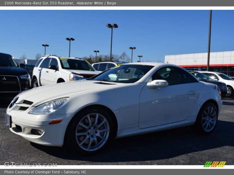 Alabaster White / Beige 2006 Mercedes-Benz SLK 350 Roadster
