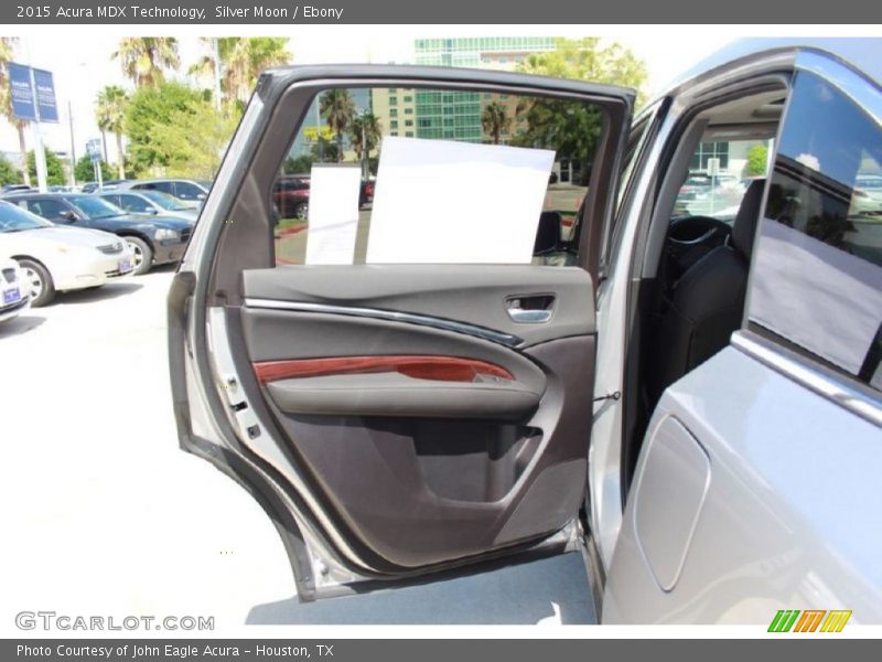 Silver Moon / Ebony 2015 Acura MDX Technology
