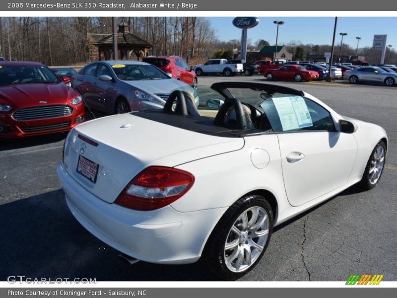Alabaster White / Beige 2006 Mercedes-Benz SLK 350 Roadster