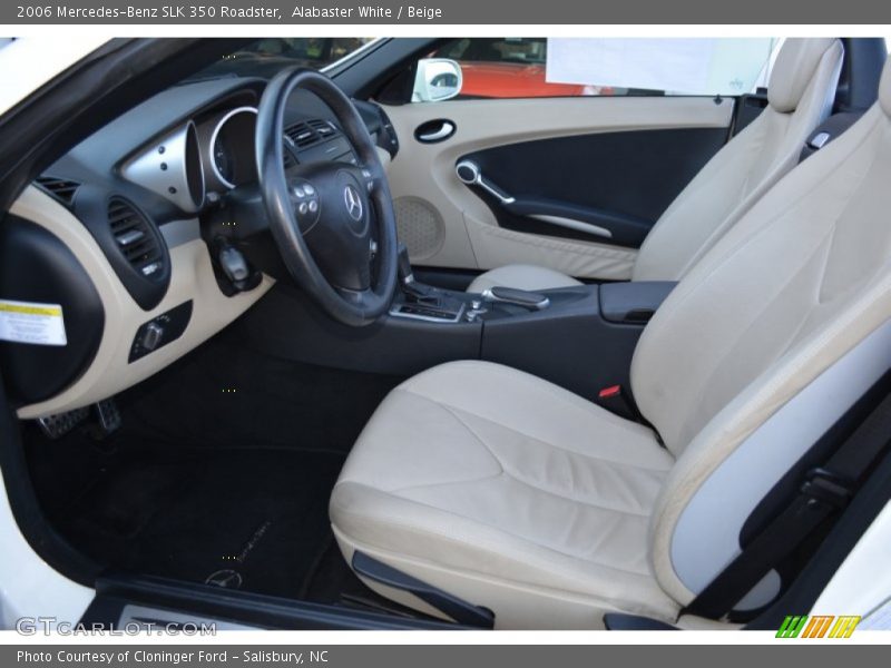 Alabaster White / Beige 2006 Mercedes-Benz SLK 350 Roadster