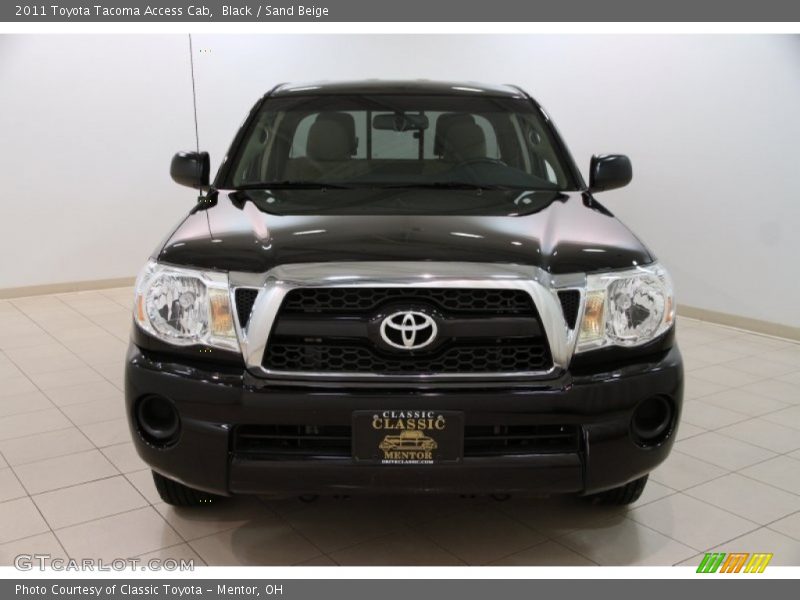 Black / Sand Beige 2011 Toyota Tacoma Access Cab