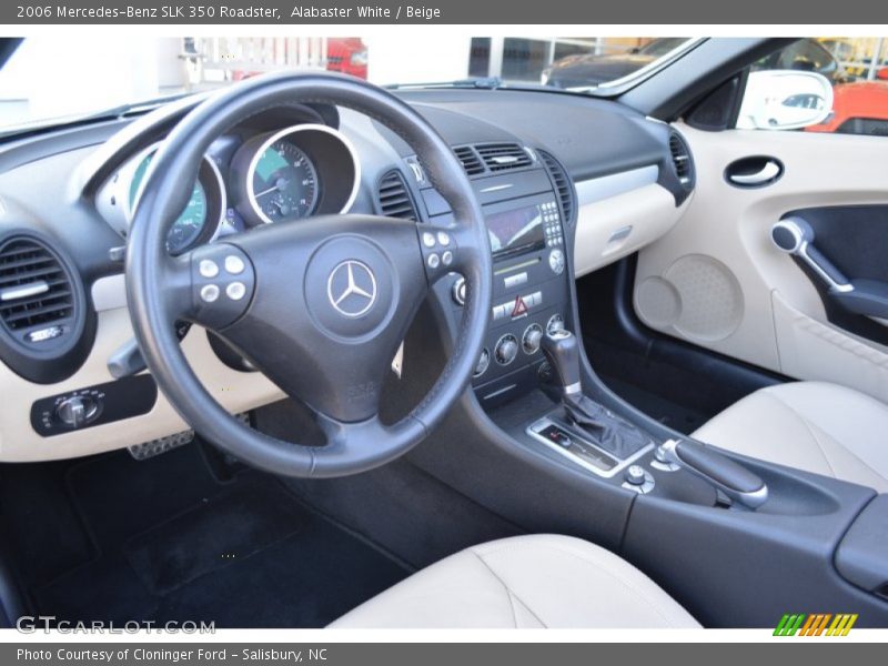 Alabaster White / Beige 2006 Mercedes-Benz SLK 350 Roadster