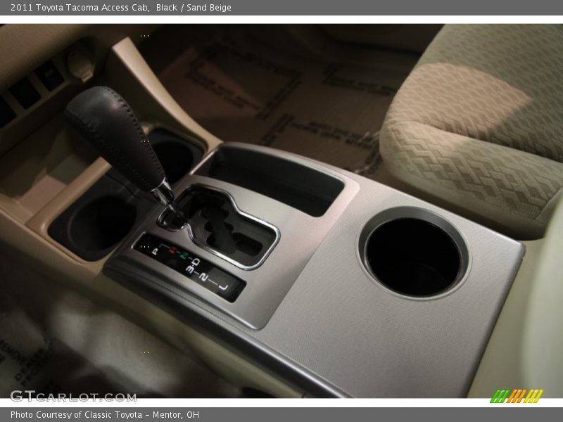 Black / Sand Beige 2011 Toyota Tacoma Access Cab