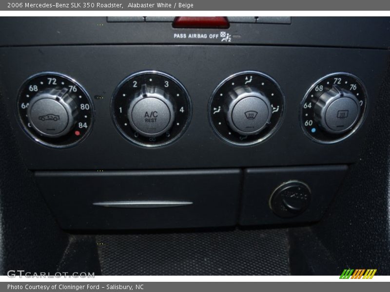 Alabaster White / Beige 2006 Mercedes-Benz SLK 350 Roadster