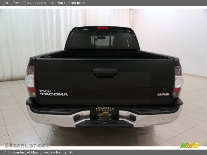 Black / Sand Beige 2011 Toyota Tacoma Access Cab