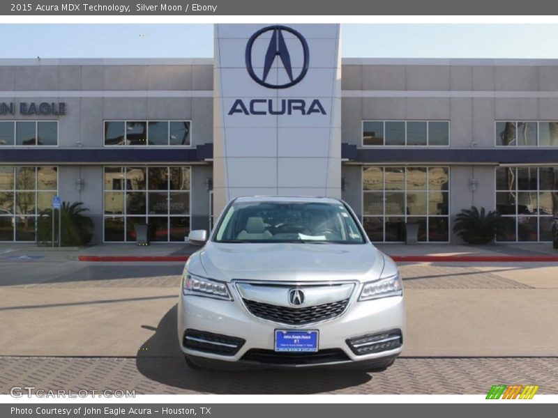 Silver Moon / Ebony 2015 Acura MDX Technology