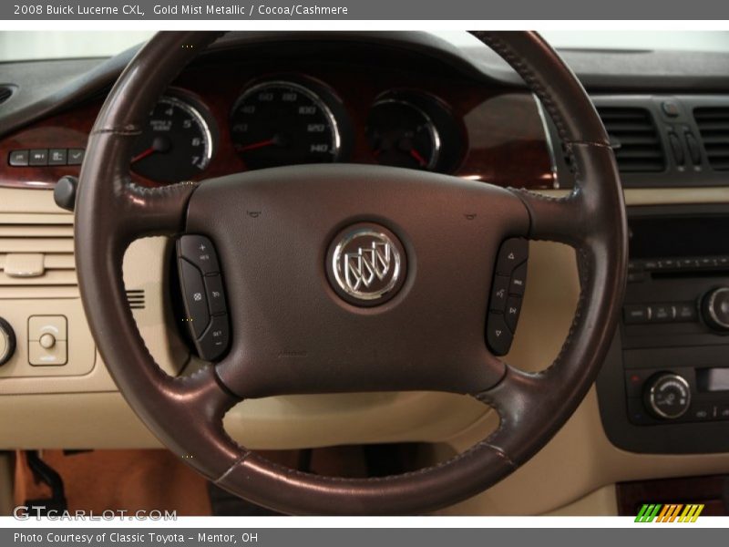Gold Mist Metallic / Cocoa/Cashmere 2008 Buick Lucerne CXL